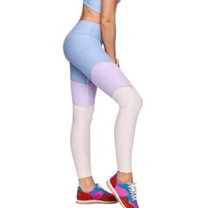 Outdoor Voices Color Block Compression‎ Leggings Size Medium